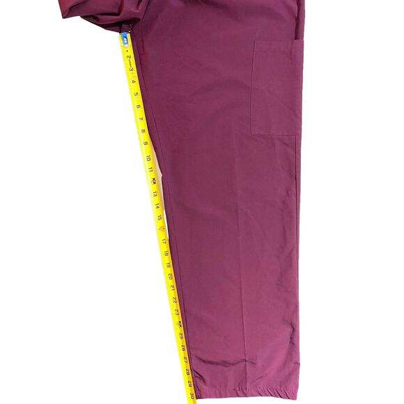 GT Performance Scrub Pants Burgundy Plus 2XL Modern Stretch Comfort Medical - Picture 6 of 8